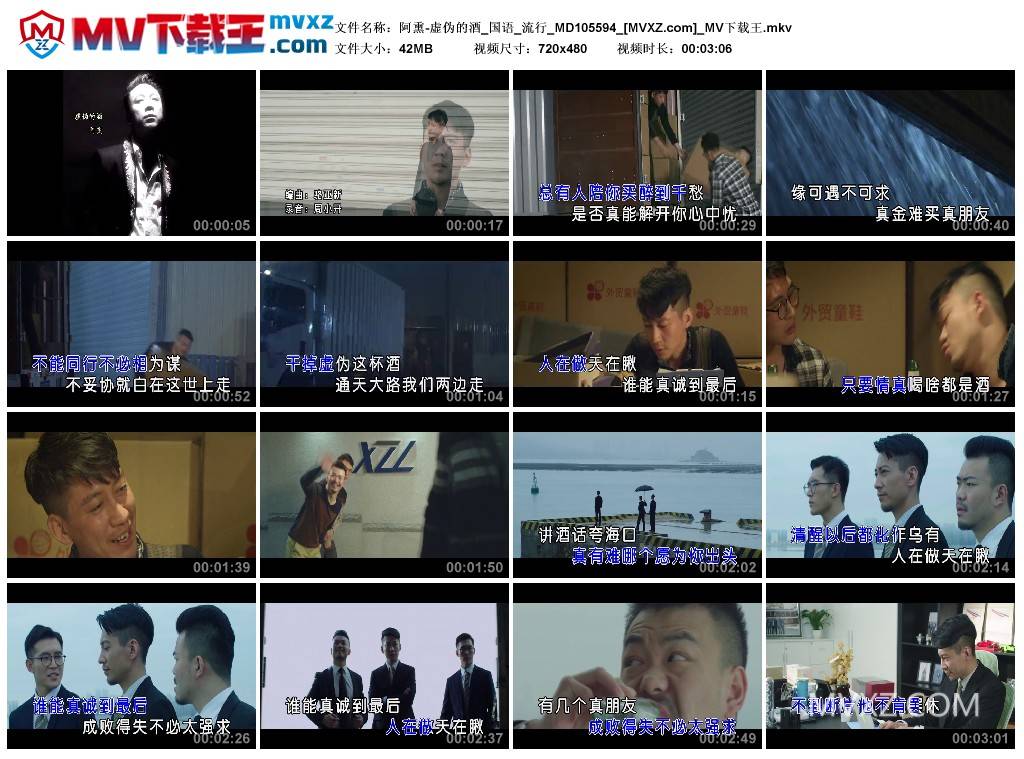 阿熏-虚伪的酒_国语_流行_MD105594